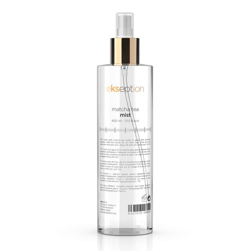 Ekseption MATCHA TEA MIST Purškiamas veido tonikas su matcha, 400 ml