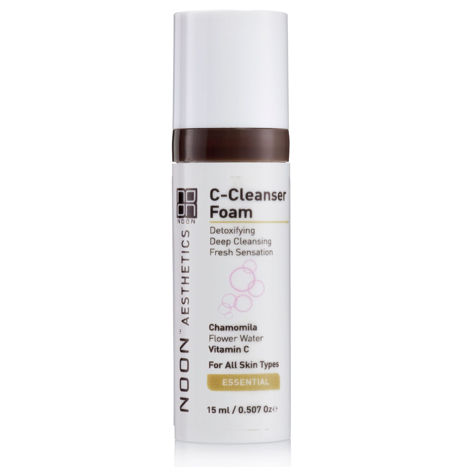 NOON KELIONINIO DYDŽIO C-CLEANSER FOAM PRAUSIKLIS, 15 g