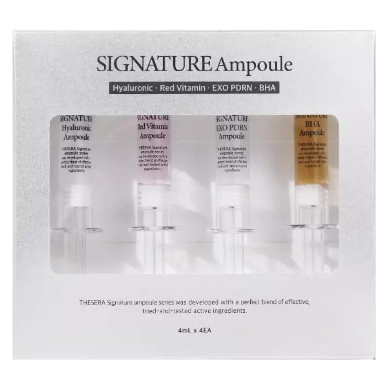 THESERA SIGNATURE AMPULIŲ RINKINYS, 4x4 ML